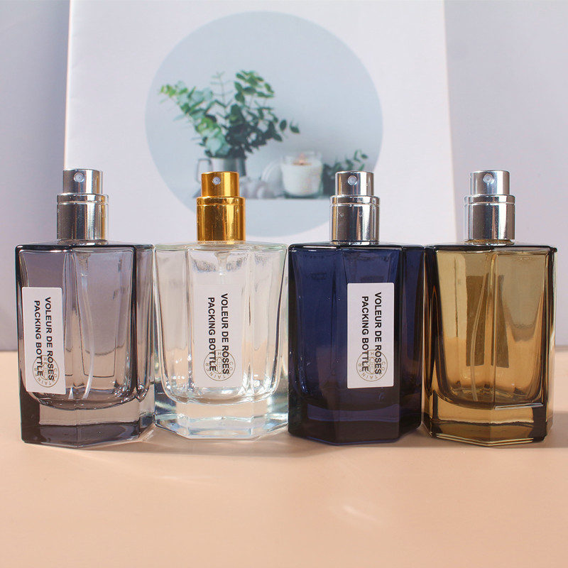 Refillable 50ml Empty Perfume Spray Bottle Small Sample Dispenser