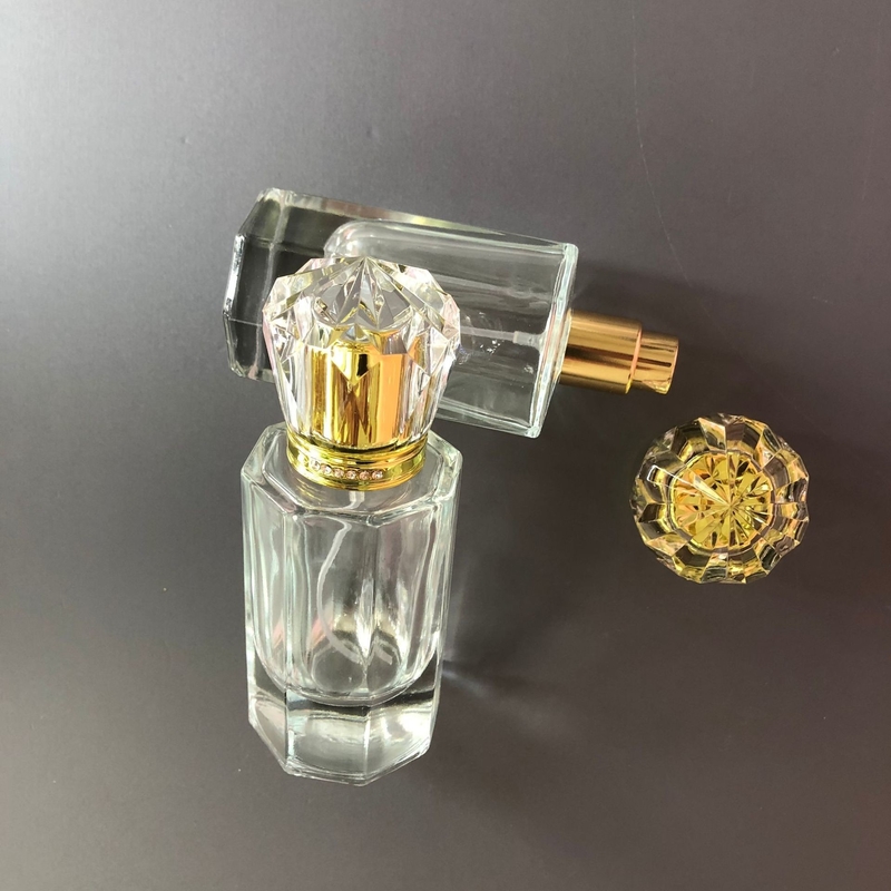 50ml perfume bottle Delicate crown cap cosmetic spray bottle Perfume Spray Bottle