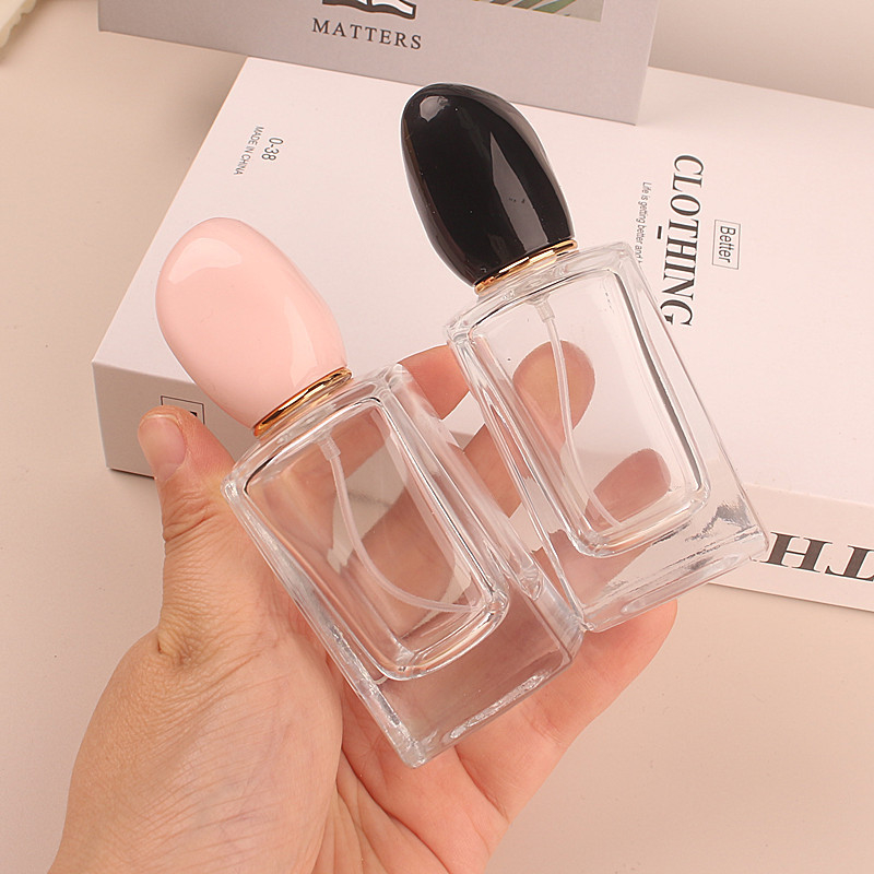 50ml Portable Perfume Glass Bottle Spray Travel With Fine Processing Polishing