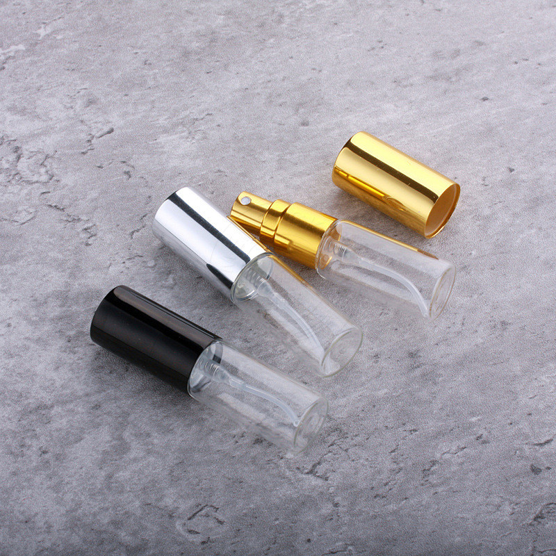 Mini Fine Mist 5ml Perfume Aliquot Bottle Pure Dew Spray Glass Press
