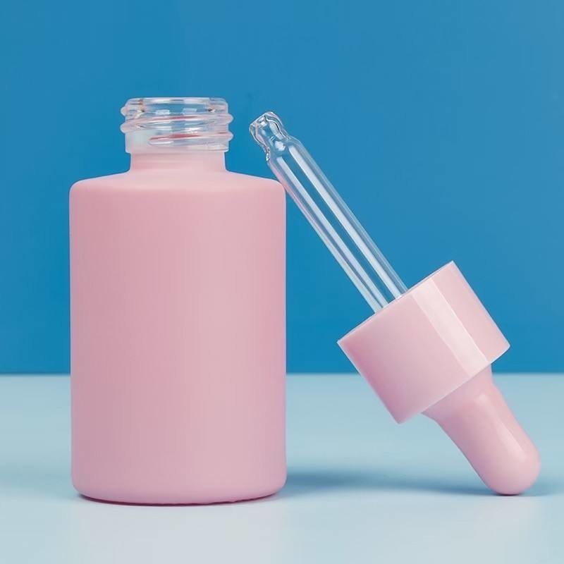 Dropper Glass Essential Oil Bottle 30ml 50ml Frosted Glass Matt Essence Drip